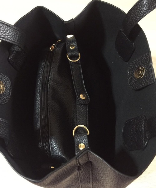 Amulet（アミュレット）の「3wayショルダーハンドバッグ（ショルダーバッグ・レディース・ブラック/グレー/ワインレッド/ブラウン/ネイビー/ベージュ/ピンク/ブルー/イエロー/ブラウン系その他/グリーン・ONESIZE）」の19枚目の写真