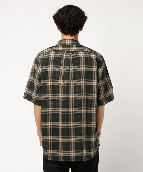 美品【アダムエロペ】オーバーサイズ ペイズリー 半袖シャツ 総柄 M 茶ブラウン AER ADAM ET ROPE - Adam et Rope / アダムエロペ ◇半袖シャツ