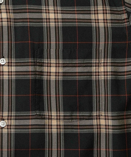 美品【アダムエロペ】オーバーサイズ ペイズリー 半袖シャツ 総柄 M 茶ブラウン オーバーサイズ オープンカラーシャツ/開襟/イージーケア/吸水速