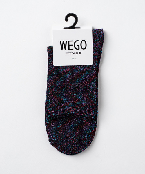 WEGO（ウィゴー）の「WEGO/ラメソックス（ソックス/靴下・レディース・ブラック/ベージュ/パープル/ブラウン/シルバー/ゴールド/その他1/ブラック系その他/ライトピンク/ホワイト・FREE）」の12枚目の写真