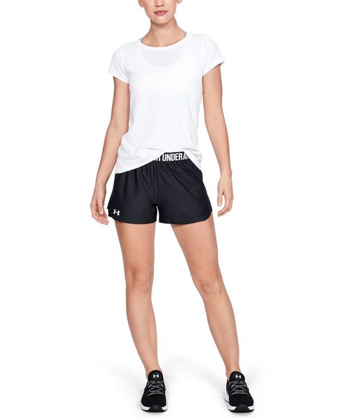 UNDER ARMOUR(アンダーアーマー)の「UAプレイアップショーツ2.0(トレーニング/ショートパンツ/WOMEN)(その他パンツ・レディース・ブラック×ブルー/ブラック系その他/ブラック×ホワイト/グレー×ホワイト・MD/SM/XL/LG)」の9枚目の写真