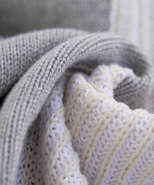 antiqua（アンティカ）の「配色アシメ綿ニット（ニット/セーター・メンズ・ブラック/ナチュラル・M/L/L/XL）」の21枚目の写真