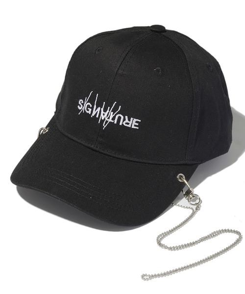 Spinns スピンズ の コットン素材 チェーン付ローキャップ キャップ Wear
