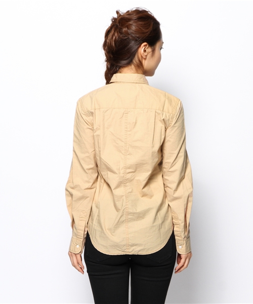 B:MING by BEAMS（ビーミングバイビームス）の「□B ビーミング by ビームス / タイプライターワークシャツ（シャツ/ブラウス・レディース・ネイビー/グリーン/ベージュ・LARGE/SMALL/MEDIUM）」の6枚目の写真