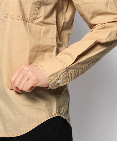 B:MING by BEAMS（ビーミングバイビームス）の「□B ビーミング by ビームス / タイプライターワークシャツ（シャツ/ブラウス・レディース・ネイビー/グリーン/ベージュ・LARGE/SMALL/MEDIUM）」の9枚目の写真