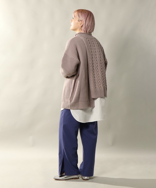 notch.（ノッチ）の「バンドカラーシャツチュニック（シャツ/ブラウス・レディース・オフホワイト・M）」の6枚目の写真