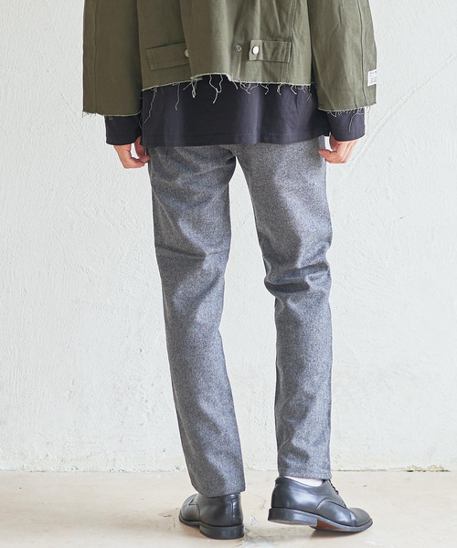 BIG SMITH(ビッグスミス)の「BIG SMITH/ビッグスミス ウールトラウザー テーパードパンツ(その他パンツ・メンズ・ネイビー/グレー/オリーブ・M/L/XL)」の7枚目の写真