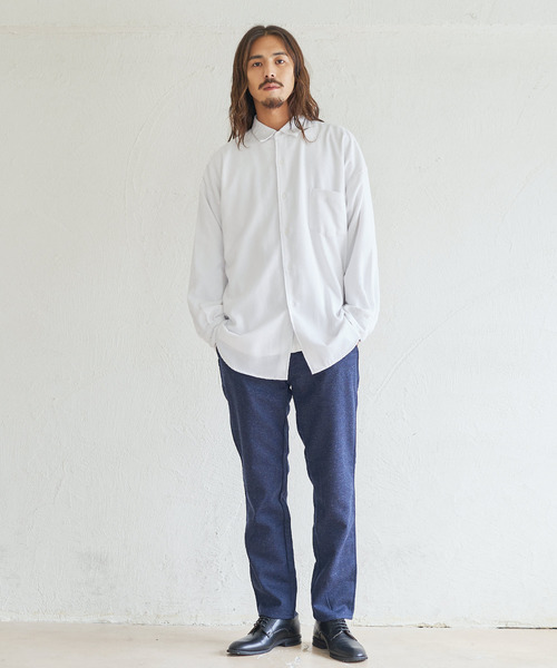 BIG SMITH(ビッグスミス)の「BIG SMITH/ビッグスミス ウールトラウザー テーパードパンツ(その他パンツ・メンズ・ネイビー/グレー/オリーブ・M/L/XL)」の13枚目の写真