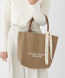 CUISINE HABITS | HORIZONTAL TOTE / ホリゾンタル トートバッグ(トートバッグ)