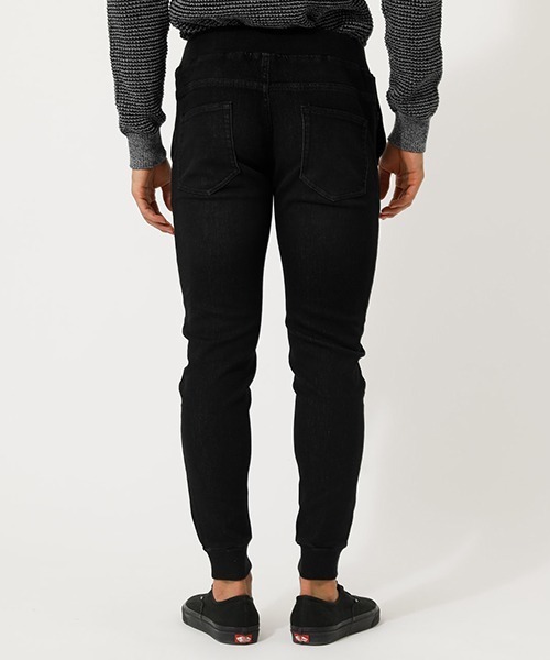 AZUL by moussy(アズールバイマウジー)の「NEW DOBBY SLIM JOGGER/ニュードビースリムジョガー(デニムパンツ・メンズ・ブルー/ブラック/ライトブルー・SMALL/LARGE/MEDIUM/X-SMALL/X-LARGE)」の16枚目の写真