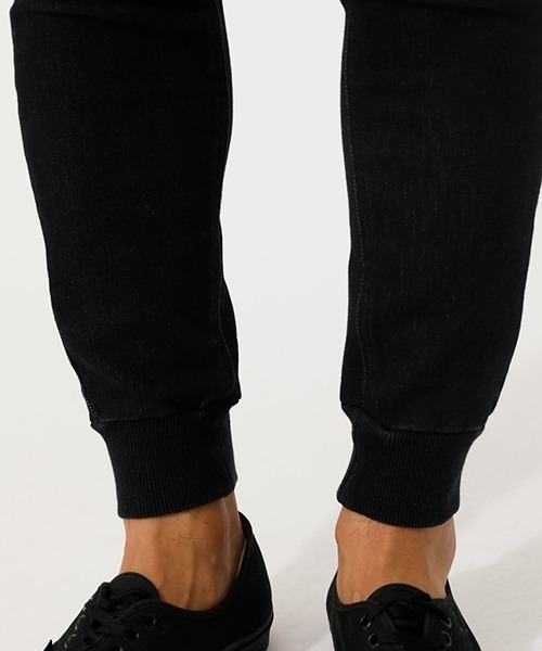 AZUL by moussy(アズールバイマウジー)の「NEW DOBBY SLIM JOGGER/ニュードビースリムジョガー(デニムパンツ・メンズ・ブルー/ブラック/ライトブルー・SMALL/LARGE/MEDIUM/X-SMALL/X-LARGE)」の19枚目の写真