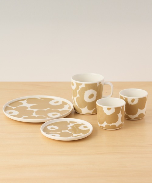 ウニッコマリメッコ カップ&ソーサー2dlマグ×2 13.5cmプレート×2