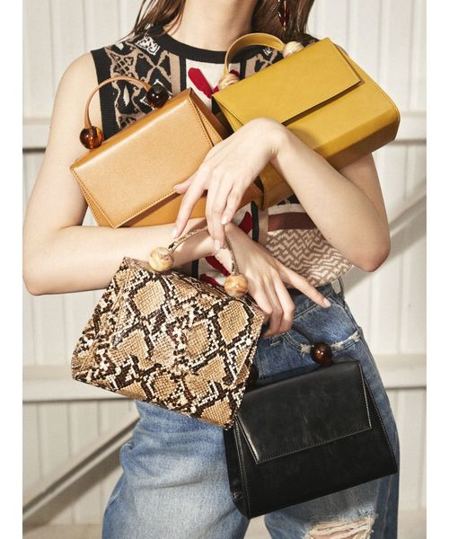 EVRIS（エヴリス）の「ボールハンドルミニBAG（ショルダーバッグ・レディース・ブラック/ブラウン/イエロー/その他1・FREE）」の12枚目の写真