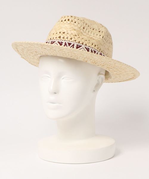 チャイハネ（チャイハネ）の「【チャイハネ】ジオメトリックペーパーハット（ハット・レディース・ブラウン/ナチュラル・FREE）」の10枚目の写真