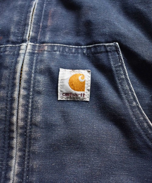 Carhartt（カーハート）の「【ヴィンテージ古着】Carhartt/カーハート ダック地 アクティブパーカー（ブルゾン・メンズ・ネイビー・MEDIUM）」の5枚目の写真