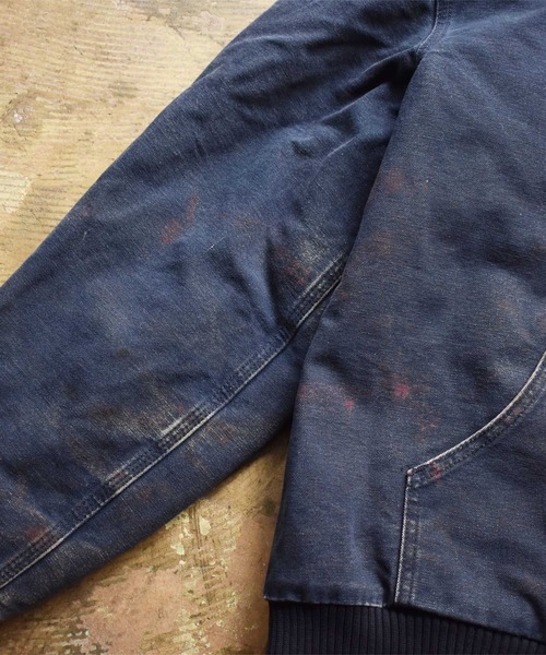 Carhartt（カーハート）の「【ヴィンテージ古着】Carhartt/カーハート ダック地 アクティブパーカー（ブルゾン・メンズ・ネイビー・MEDIUM）」の2枚目の写真