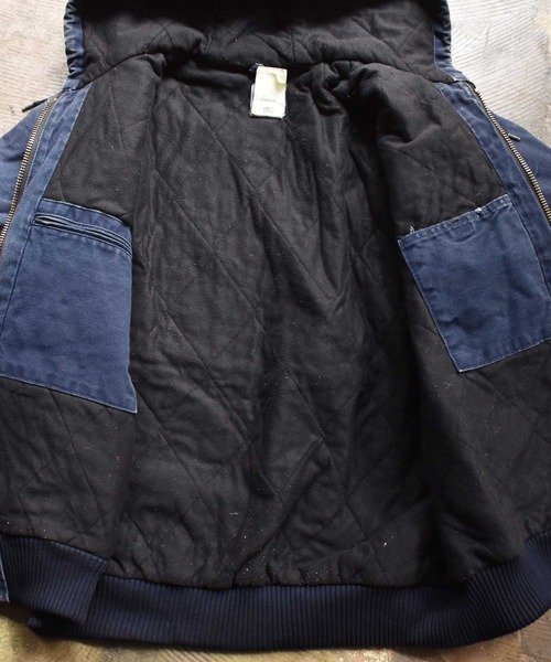Carhartt（カーハート）の「【ヴィンテージ古着】Carhartt/カーハート ダック地 アクティブパーカー（ブルゾン・メンズ・ネイビー・MEDIUM）」の4枚目の写真