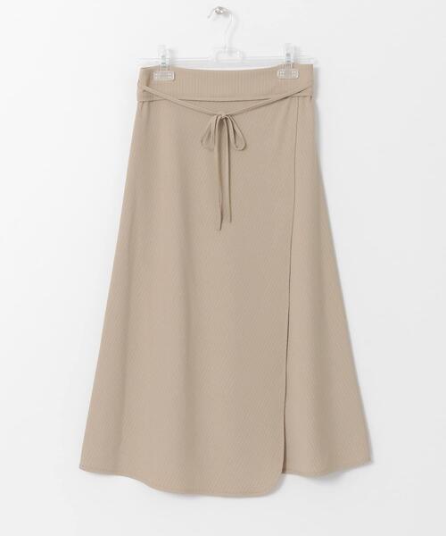 LAATO（ラート）の「PIPING WRAP SKIRT（スカート・レディース・ブラウン/オレンジ/ストライプ・FREE）」の15枚目の写真