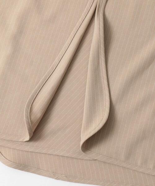 LAATO（ラート）の「PIPING WRAP SKIRT（スカート・レディース・ブラウン/オレンジ/ストライプ・FREE）」の16枚目の写真