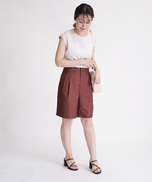 SHIPS（シップス）の「ALBINIフレンチスリーブプルオーバー◇（Tシャツ/カットソー・レディース・ライトグレー/スカイブルー/ブラック/オレンジ・ONE SIZE）」の18枚目の写真