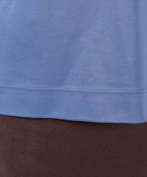 SHIPS（シップス）の「ALBINIフレンチスリーブプルオーバー◇（Tシャツ/カットソー・レディース・ライトグレー/スカイブルー/ブラック/オレンジ・ONE SIZE）」の13枚目の写真