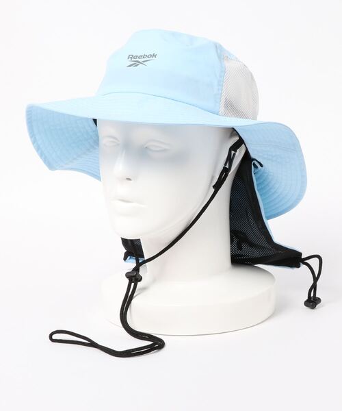 Reebok（リーボック）の「【Reebok / リーボック】レディースサーフハット / アウトドア キャンプ　マリンレジャー（ハット・レディース・ブラック/グレー/ブルー/オレンジ・FREE）」の4枚目の写真