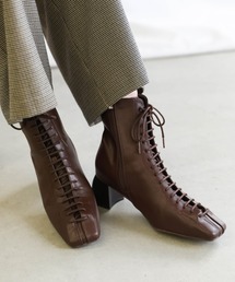 select MOCA | レースアップレザーブーツ(ブーツ)