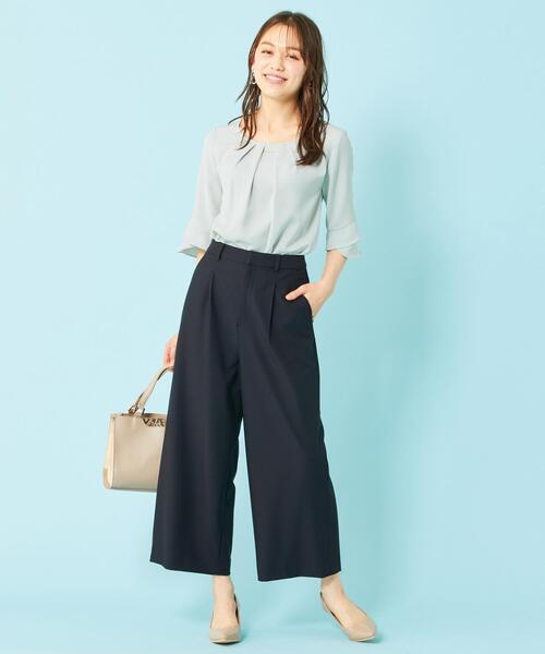 ANY SIS(エニィスィス)の「2WAYレディ ワイドパンツ(その他パンツ・レディース・ブラック系3/ダークブラウン系3/ブラウン系/ネイビー系・2/3/1)」の18枚目の写真