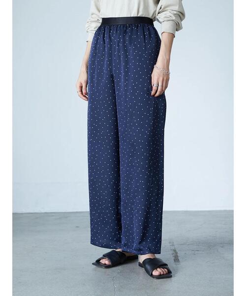 パンツ ワイドレッグ ロング アメリカン リラクゼーション S/M/L セール】ロングパンツ レディース ワイドパンツ（スラックス