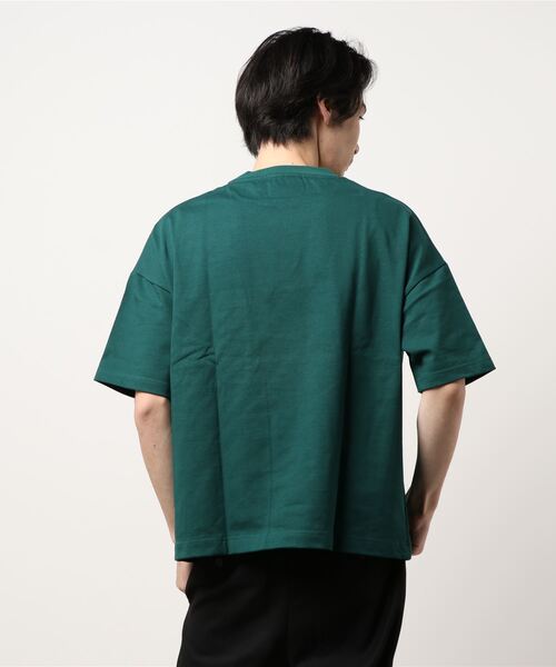 Traditional Weatherwear（トラディショナルウェザーウェア）の「BIG T-SHIRT with POCKET（Tシャツ/カットソー・メンズ・ボルドー/ダークグリーン・M/L）」の4枚目の写真