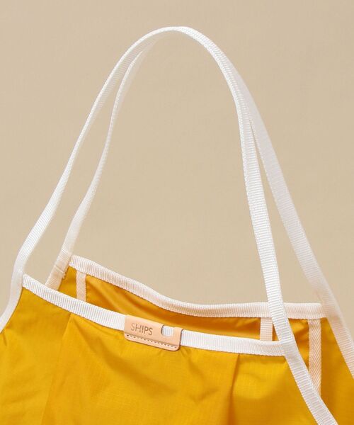 SHIPS（シップス）の「SHIPS: ナイロン リップストップ バルーン イージー トートバッグ（トートバッグ・メンズ・ダークグレー/ネイビー/カーキ/グリーン/イエロー・ONE SIZE）」の9枚目の写真