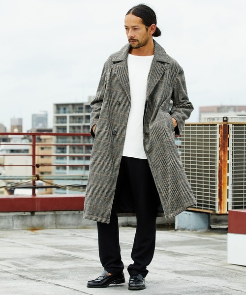 CAMBIO コート CAMBIO（カンビオ）の「mj7453-Over Size Silhouette Check