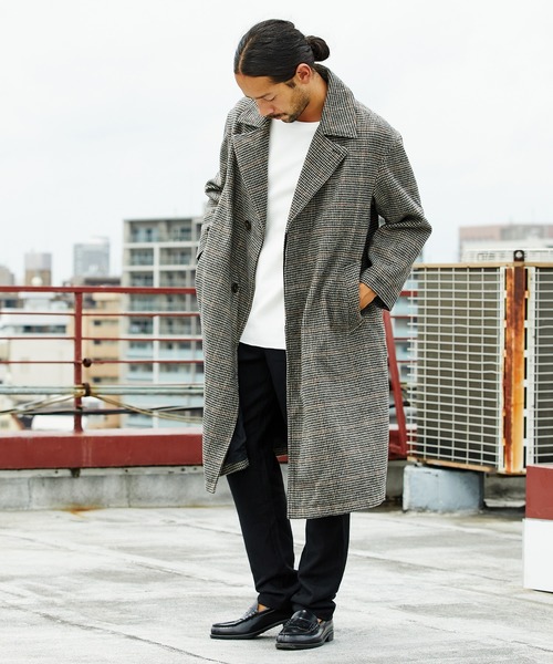 CAMBIO（カンビオ）の「mj7453-Over Size Silhouette Check Chester