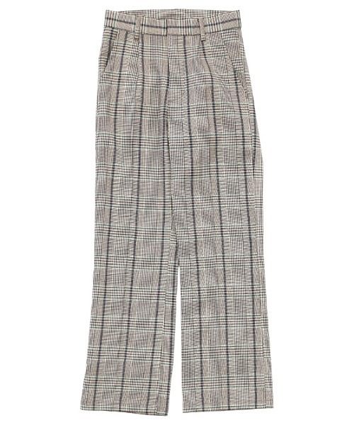 select MOCA（セレクトモカ）の「チェックワイドレッグパンツ（その他パンツ・レディース・パープル/グリーン・SMALL/MEDIUM）」の15枚目の写真