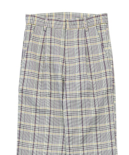 select MOCA（セレクトモカ）の「チェックワイドレッグパンツ（その他パンツ・レディース・パープル/グリーン・SMALL/MEDIUM）」の19枚目の写真