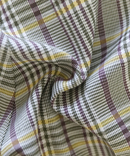 select MOCA（セレクトモカ）の「チェックワイドレッグパンツ（その他パンツ・レディース・パープル/グリーン・SMALL/MEDIUM）」の21枚目の写真