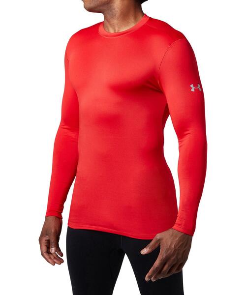 UNDER ARMOUR（アンダーアーマー）の「UAコールドギアアーマー クルー(トレーニング/メンズ)（Tシャツ/カットソー・メンズ・ネイビー/ホワイト/グレー/レッド/ロイヤルブルー/ブラック/ブルー・XL/MD/XXL/SM/LG/4XL/3XL）」の7枚目の写真