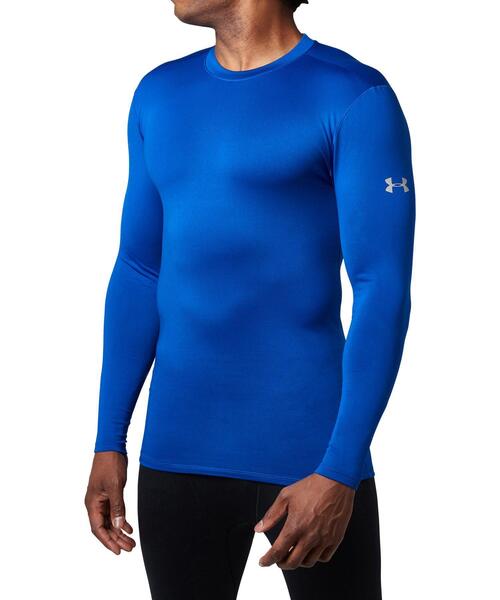 UNDER ARMOUR（アンダーアーマー）の「UAコールドギアアーマー クルー(トレーニング/メンズ)（Tシャツ/カットソー・メンズ・ネイビー/ホワイト/グレー/レッド/ロイヤルブルー/ブラック/ブルー・XL/MD/XXL/SM/LG/4XL/3XL）」の5枚目の写真