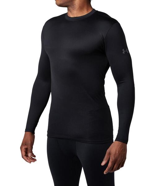 UNDER ARMOUR（アンダーアーマー）の「UAコールドギアアーマー クルー(トレーニング/メンズ)（Tシャツ/カットソー・メンズ・ネイビー/ホワイト/グレー/レッド/ロイヤルブルー/ブラック/ブルー・XL/MD/XXL/SM/LG/4XL/3XL）」の3枚目の写真