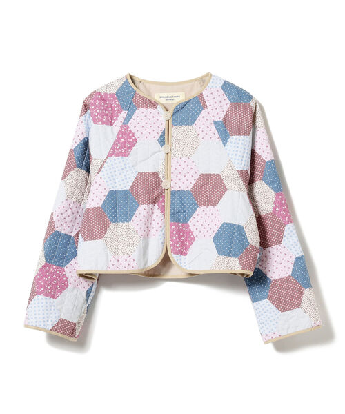 新品 未使用 beams boy キルティング ジャケット ブルゾン ビームス BEAMS BOY（ビームスボーイ）の「BEAMS BOY / パッチワーク