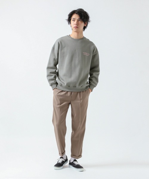SAINTPAIN(セイントペイン)の「SAINTPAIN/ロゴスウェットプルオーバー 2924392(スウェット・メンズ・ブラック/カーキ・MEDIUM/LARGE)」の3枚目の写真