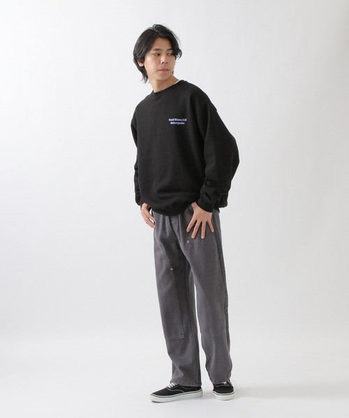 SAINTPAIN(セイントペイン)の「SAINTPAIN/ロゴスウェットプルオーバー 2924392(スウェット・メンズ・ブラック/カーキ・MEDIUM/LARGE)」の15枚目の写真