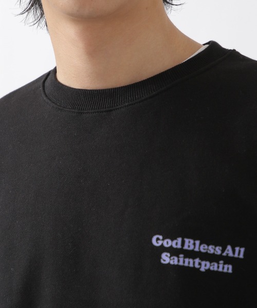 SAINTPAIN(セイントペイン)の「SAINTPAIN/ロゴスウェットプルオーバー 2924392(スウェット・メンズ・ブラック/カーキ・MEDIUM/LARGE)」の18枚目の写真