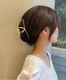 Esime（エシミー）の「リボンヘアクリップ（バレッタ/ヘアクリップ）」