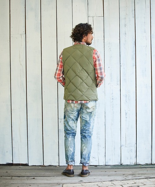 TMT（ティーエムティー）の「MILITARY NYLON DOWN VEST（ダウンベスト・メンズ・ブラック/カーキ・X-LARGE/MEDIUM/LARGE）」の9枚目の写真