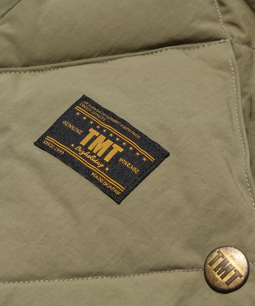 TMT（ティーエムティー）の「MILITARY NYLON DOWN VEST（ダウンベスト・メンズ・ブラック/カーキ・X-LARGE/MEDIUM/LARGE）」の8枚目の写真
