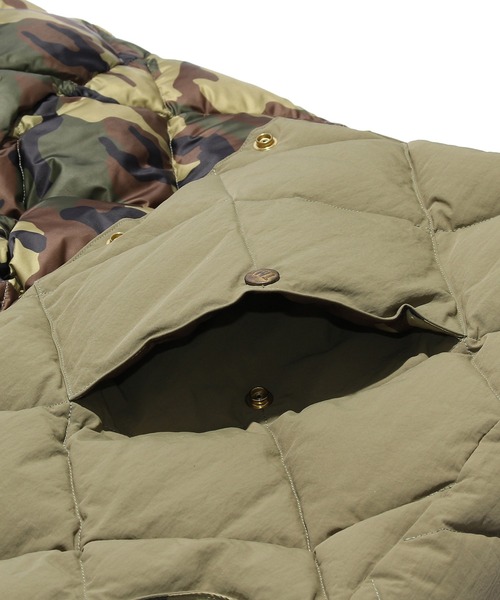 TMT（ティーエムティー）の「MILITARY NYLON DOWN VEST（ダウンベスト・メンズ・ブラック/カーキ・X-LARGE/MEDIUM/LARGE）」の10枚目の写真
