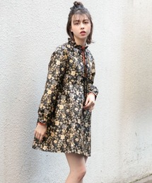 ジャガードミニワンピース