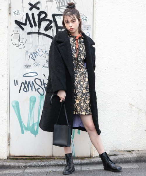 Me%（ミィパーセント）の「ジャガードミニワンピース（ワンピース・レディース・ブラック系その他/イエロー系その他・FREE）」の10枚目の写真