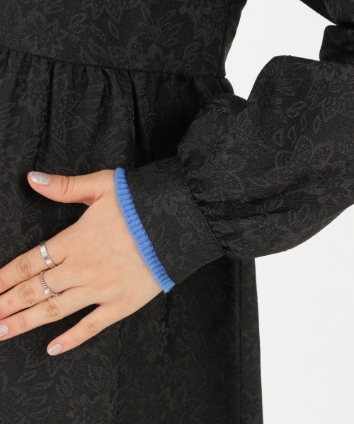 Me%（ミィパーセント）の「ジャガードミニワンピース（ワンピース・レディース・ブラック系その他/イエロー系その他・FREE）」の11枚目の写真